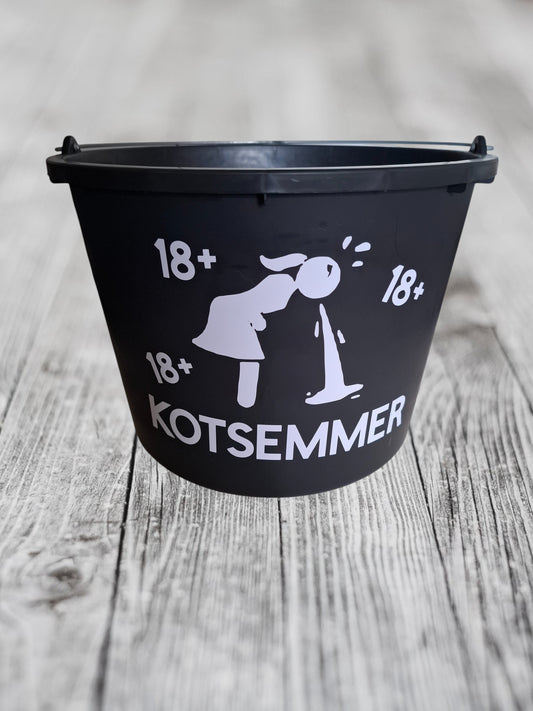 Kots emmer meisje